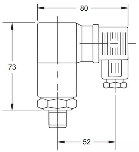 Реле давления BD РД-М-50 (10-45)бар малогабаритное, диапазон измерения 10-45бар, резьба присоединение G1/4