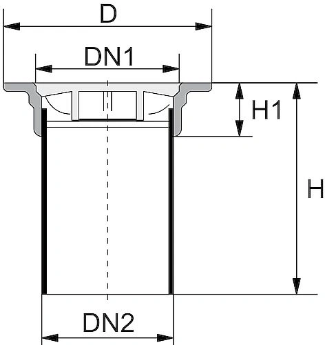 Люк чугунный Ostendorf с решёткой и телескопической трубой В125, 125 кН Люк чугунный Ostendorf с решёткой и телескопической трубой В125, 125 кН