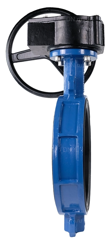 Затвор дисковый поворотный Tecofi VPI 4449-08 Ду150 Ру16 межфланцевый, корпус - ковкий чугун EN-GJS-500-7, диск - нержавеющая сталь CF8M, уплотнение - EPDM, с редуктором