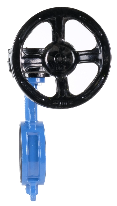Затвор дисковый поворотный Tecofi VPI 4449-08 Ду125 Ру16 межфланцевый, корпус - ковкий чугун EN-GJS-500-7, диск - нержавеющая сталь CF8M, уплотнение - EPDM, с редуктором VPNREDUCT F07